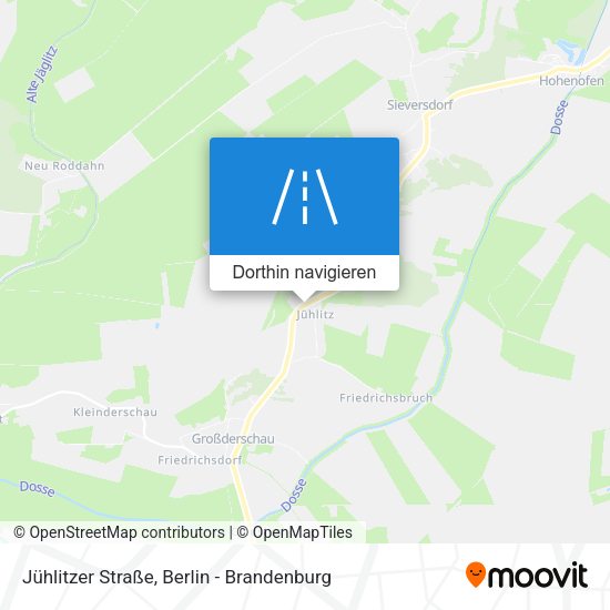 Jühlitzer Straße Karte
