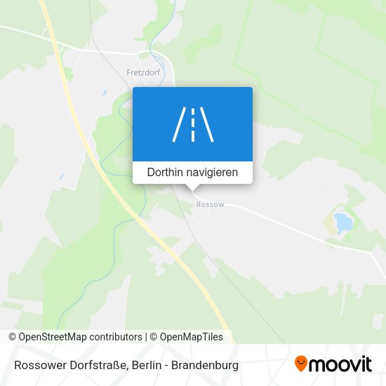 Rossower Dorfstraße Karte