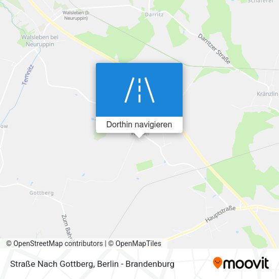 Straße Nach Gottberg Karte