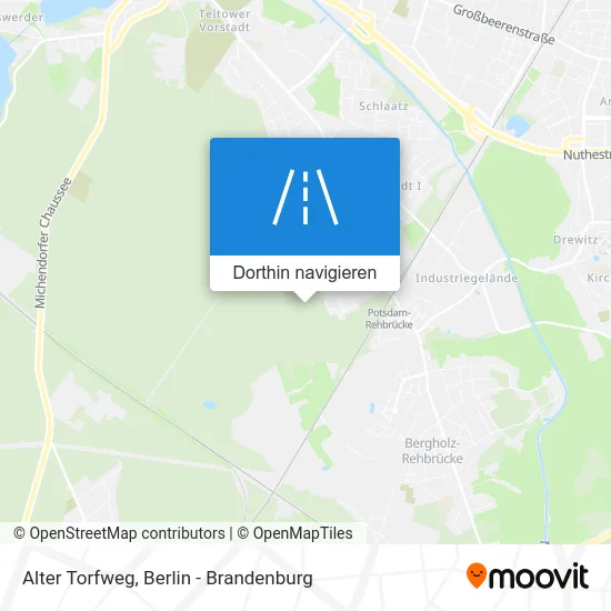 Alter Torfweg Karte
