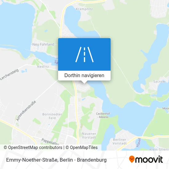 Emmy-Noether-Straße Karte