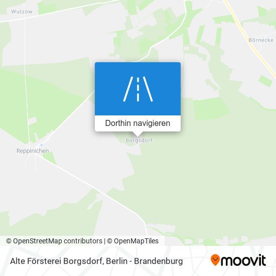 Alte Försterei Borgsdorf Karte