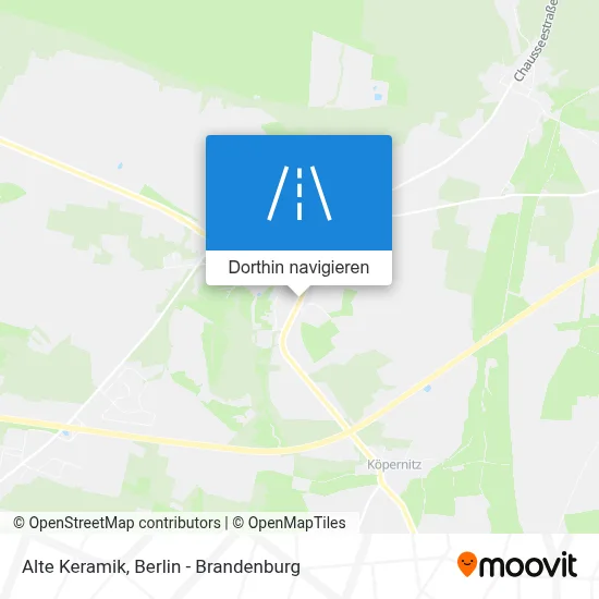 Alte Keramik Karte
