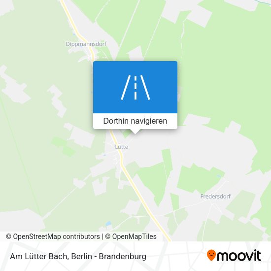 Am Lütter Bach Karte