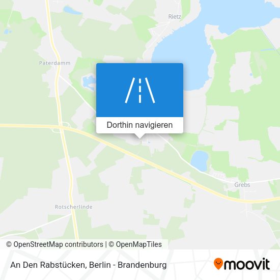 An Den Rabstücken Karte