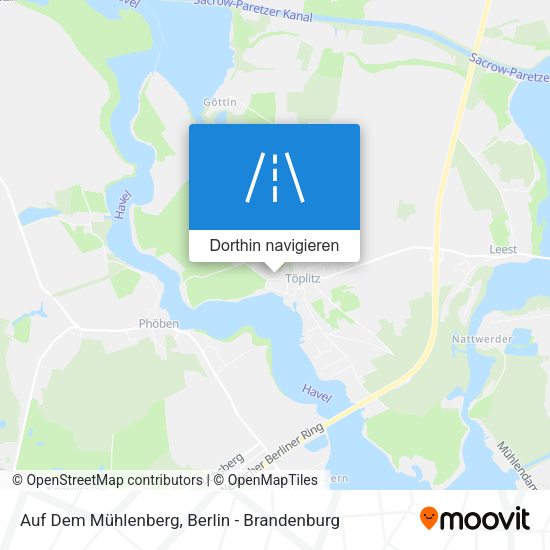 Auf Dem Mühlenberg Karte