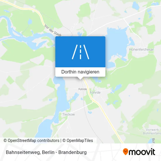Bahnseitenweg Karte