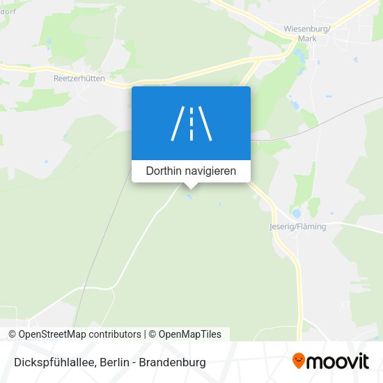 Dickspfühlallee Karte