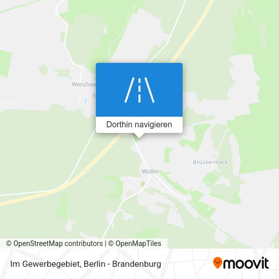 Im Gewerbegebiet Karte