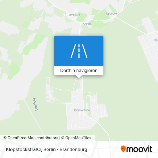 Klopstockstraße Karte