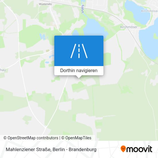 Mahlenziener Straße Karte