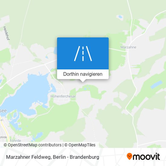 Marzahner Feldweg Karte