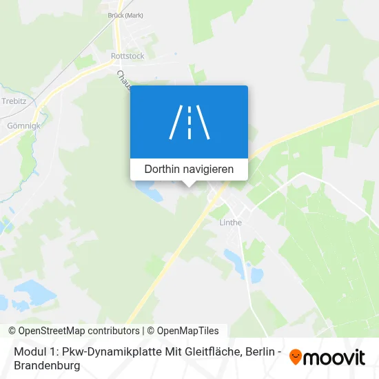 Modul 1: Pkw-Dynamikplatte Mit Gleitfläche Karte
