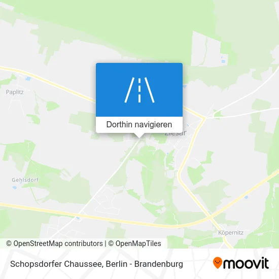 Schopsdorfer Chaussee Karte