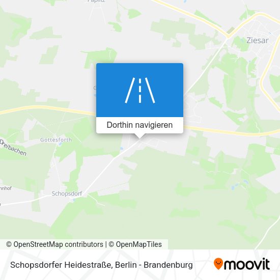 Schopsdorfer Heidestraße Karte