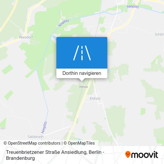 Treuenbrietzener Straße Ansiedlung Karte