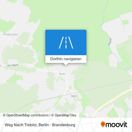 Weg Nach Trebitz Karte