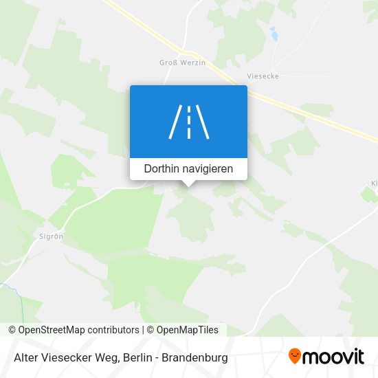 Alter Viesecker Weg Karte