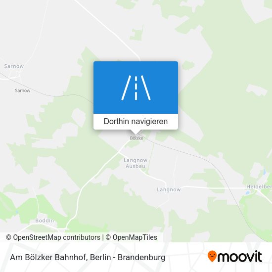 Am Bölzker Bahnhof Karte