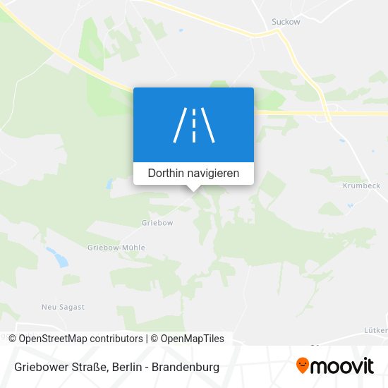 Griebower Straße Karte