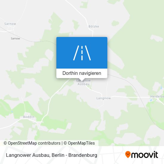 Langnower Ausbau Karte