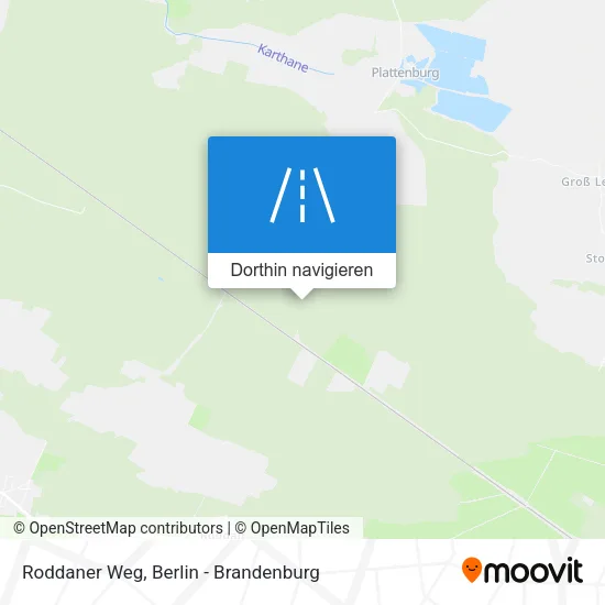 Roddaner Weg Karte