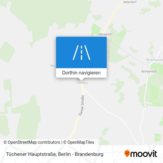 Tüchener Hauptstraße Karte