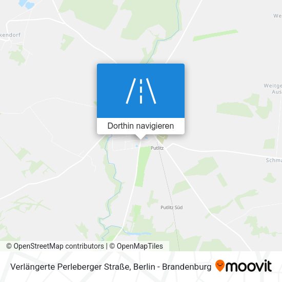 Verlängerte Perleberger Straße Karte