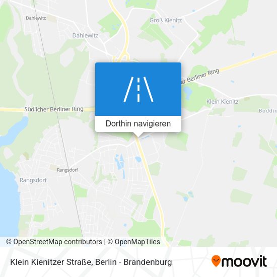 Klein Kienitzer Straße Karte