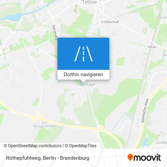 Röthepfuhlweg Karte