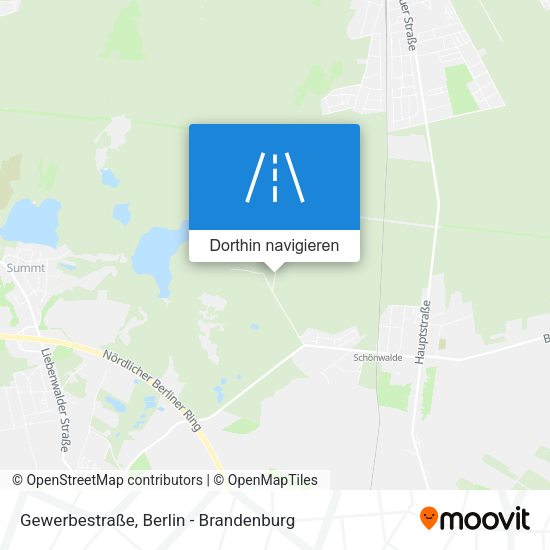 Gewerbestraße Karte