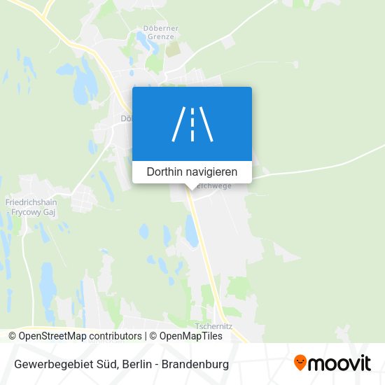 Gewerbegebiet Süd Karte