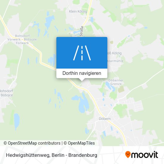 Hedwigshüttenweg Karte