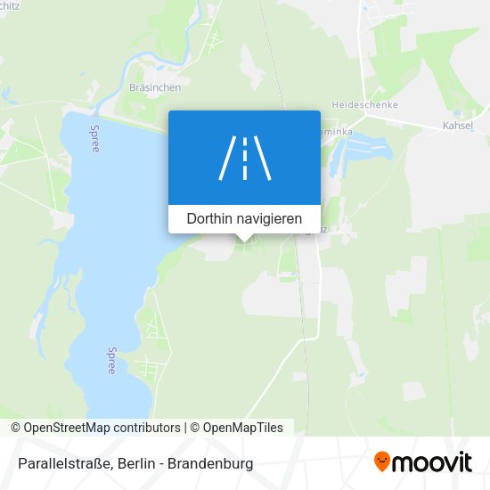 Parallelstraße Karte