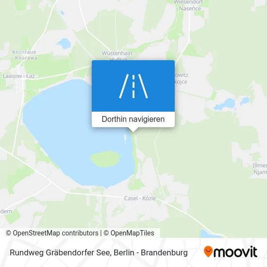 Rundweg Gräbendorfer See Karte