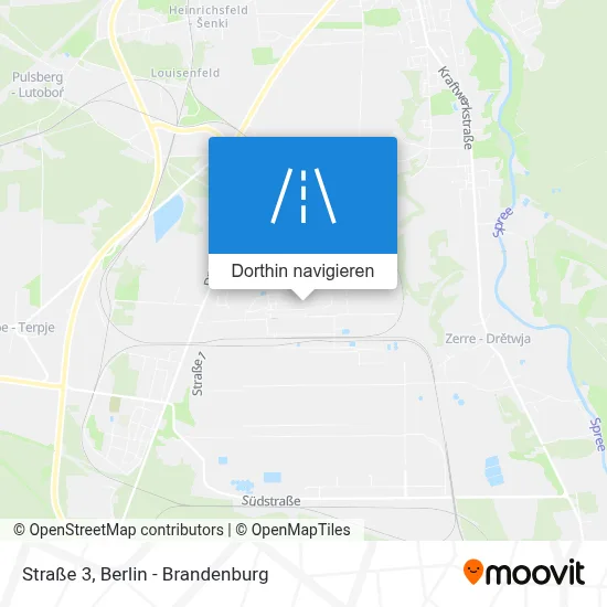 Straße 3 Karte