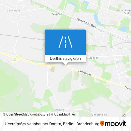 Heerstraße/Nennhauser Damm Karte