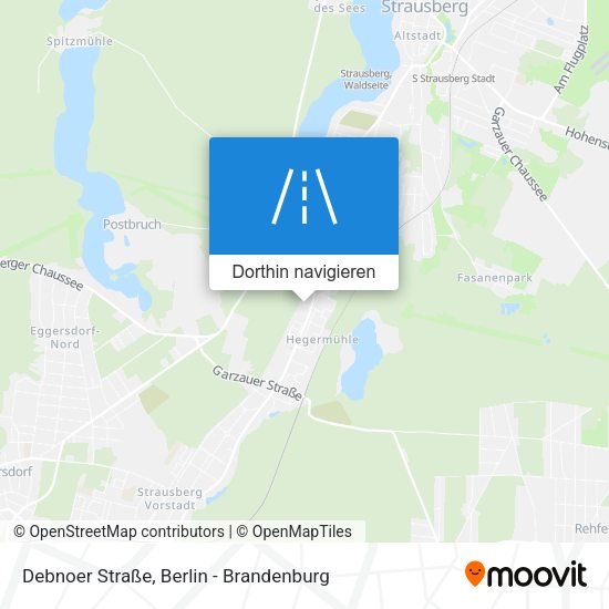 Debnoer Straße Karte