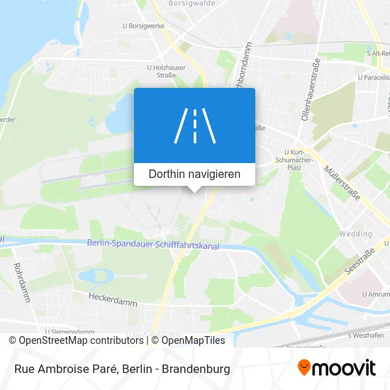 Rue Ambroise Paré Karte