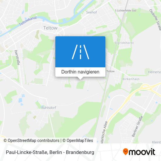 Paul-Lincke-Straße Karte