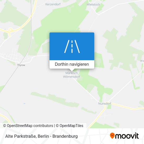 Alte Parkstraße Karte