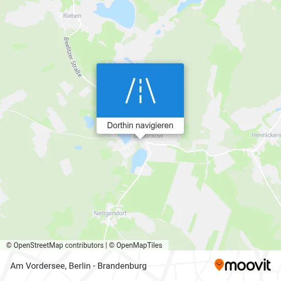 Am Vordersee Karte