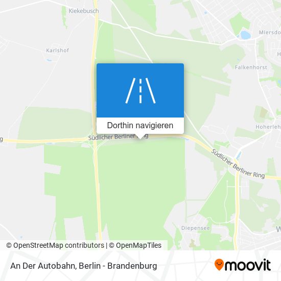 An Der Autobahn Karte