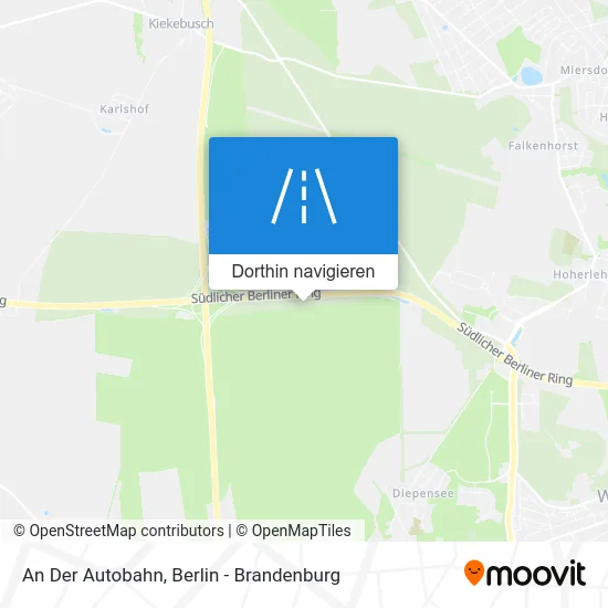 An Der Autobahn Karte