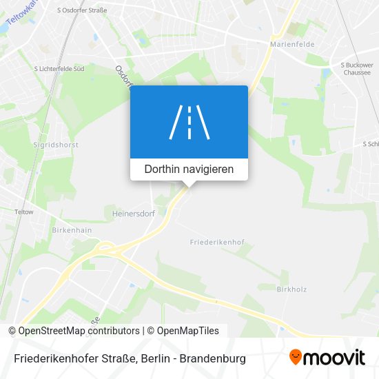 Friederikenhofer Straße Karte