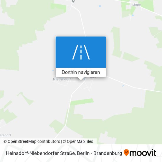 Heinsdorf-Niebendorfer Straße Karte