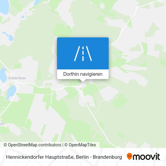 Hennickendorfer Hauptstraße Karte