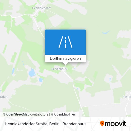Hennickendorfer Straße Karte