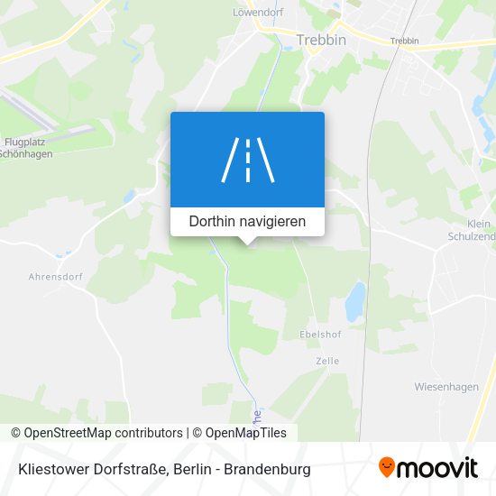 Kliestower Dorfstraße Karte