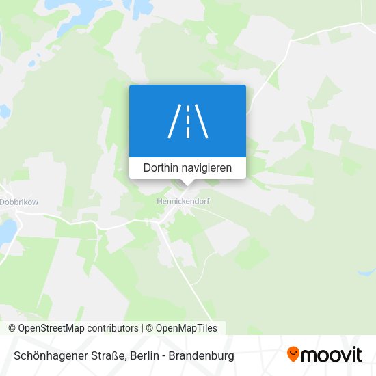 Schönhagener Straße Karte